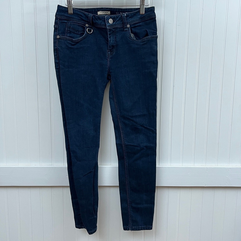 Burberry Brit Westbourne Skinny Ankle Jeans Academia Dark Wash Denim Womens 29
